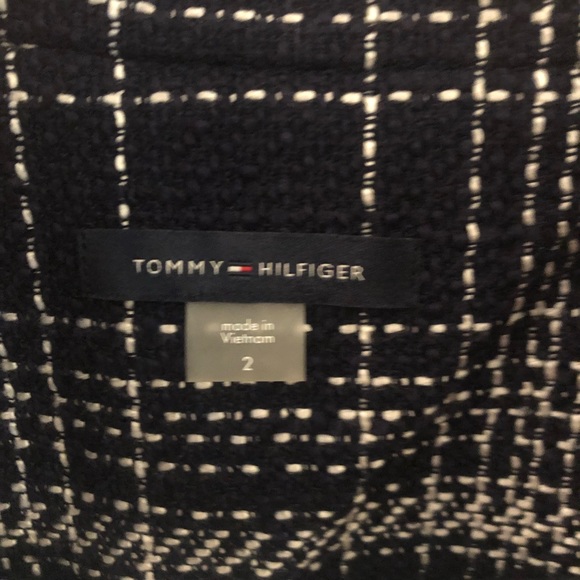 Tommy Hilfiger Navy Cotton Blazer - Picture 2 of 4